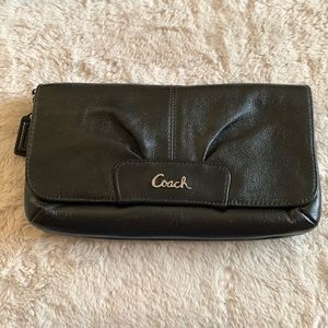 Black Coach Wristlet